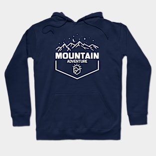 Mountain Adventure Hiking Outdoors - White Hoodie